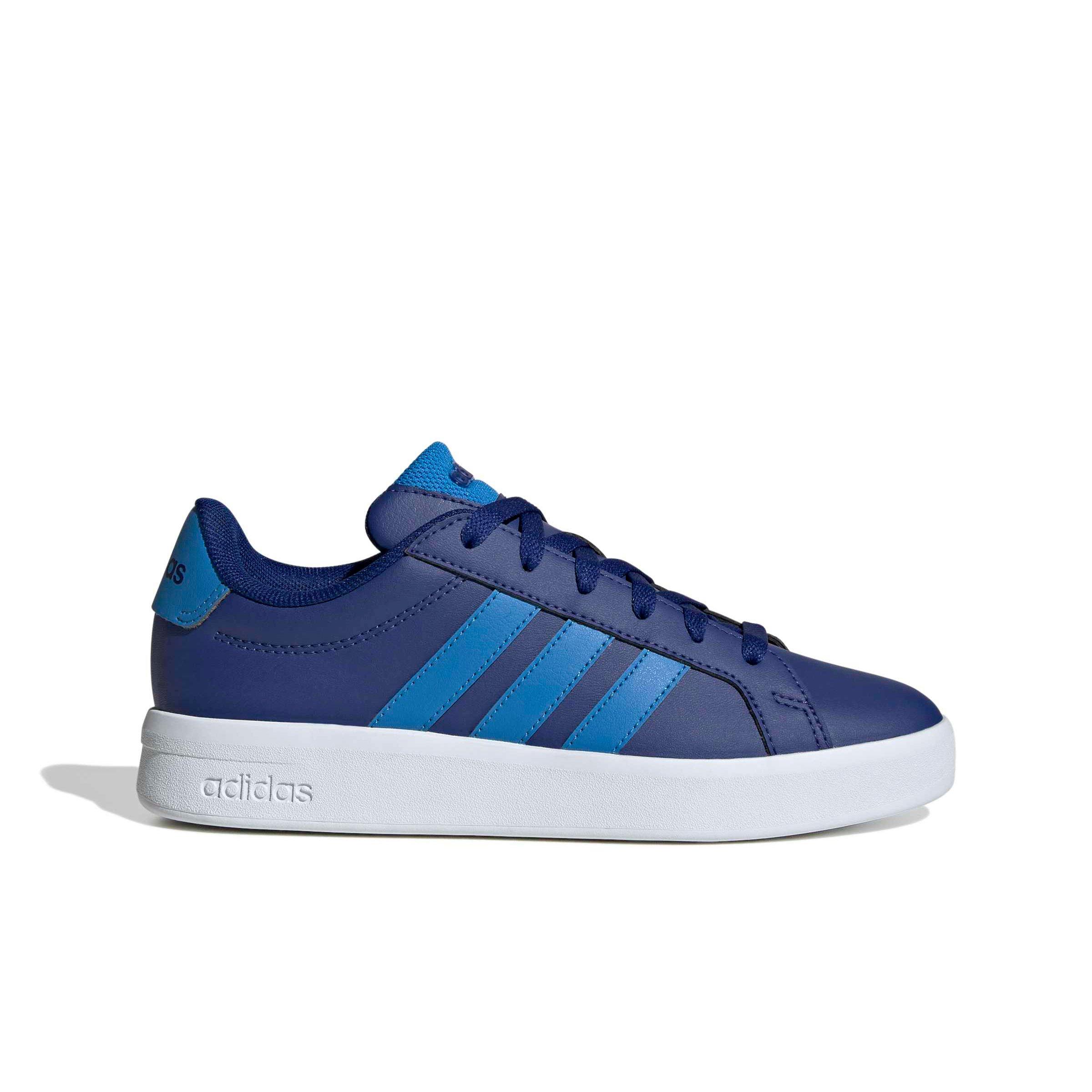 adidas Grand Court 3.0 "Mystery Ink/Lucid Ray Blue/Mystery Ink" Grade School Girls' Shoe - INK/BLUE/INK
